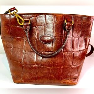 Mulberry Vintage Hellier Tote Congo Leather